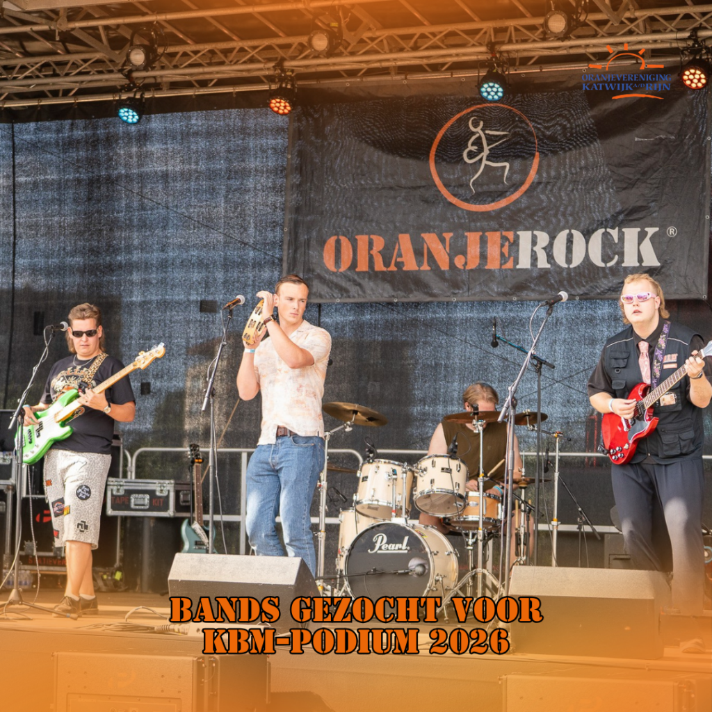 🎸 Katwijkse bands gezocht voor het KBM‑Podium! 🎶