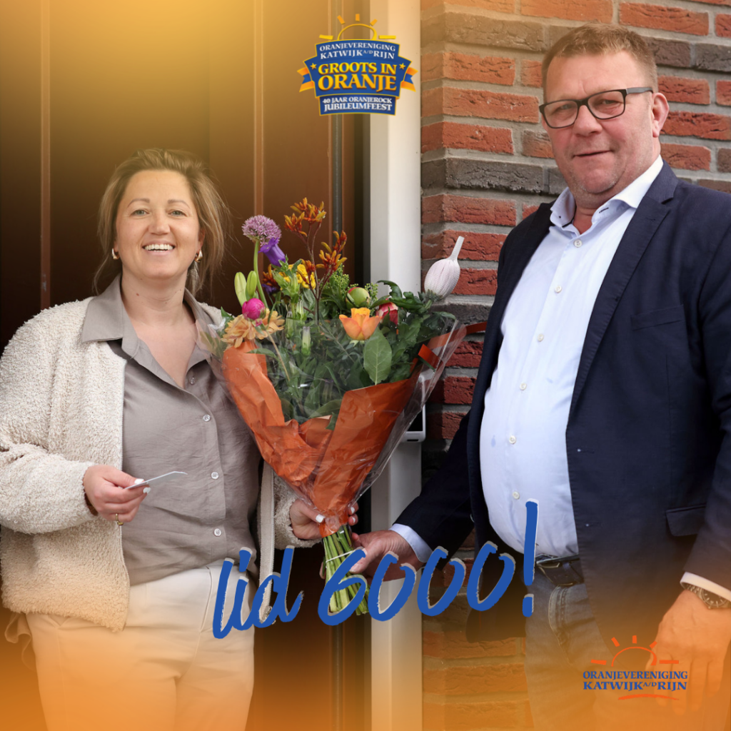 🧡 Groots in Oranje bereikt de volgende mijlpaal: 6000 leden! 🎉