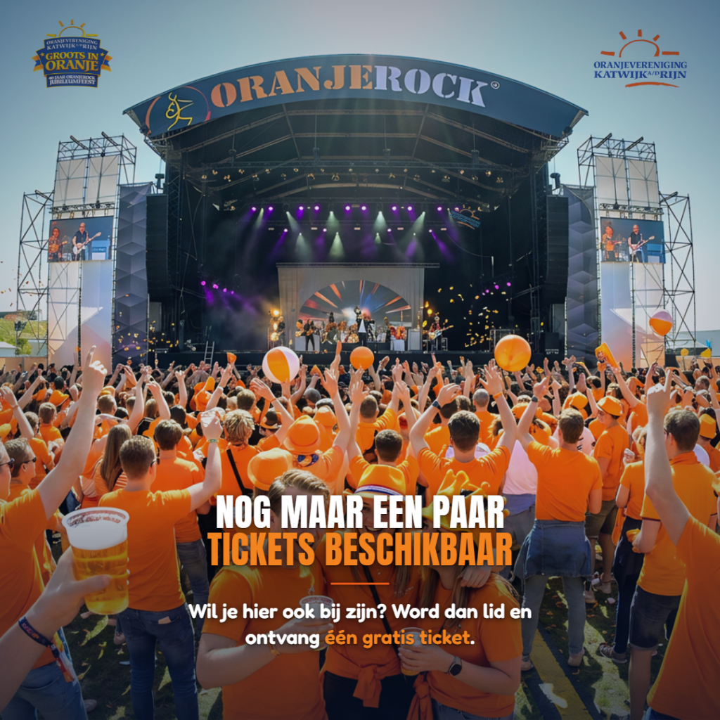 Laatste kaarten voor Groots in Oranje – 40 jaar Oranjerock!